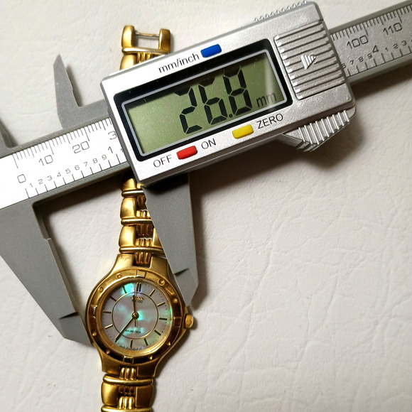 Citizen Eco-Drive WR100 Solar-Tech Ladies Watch Gold toned Mother of Pearl 27mm main image 6